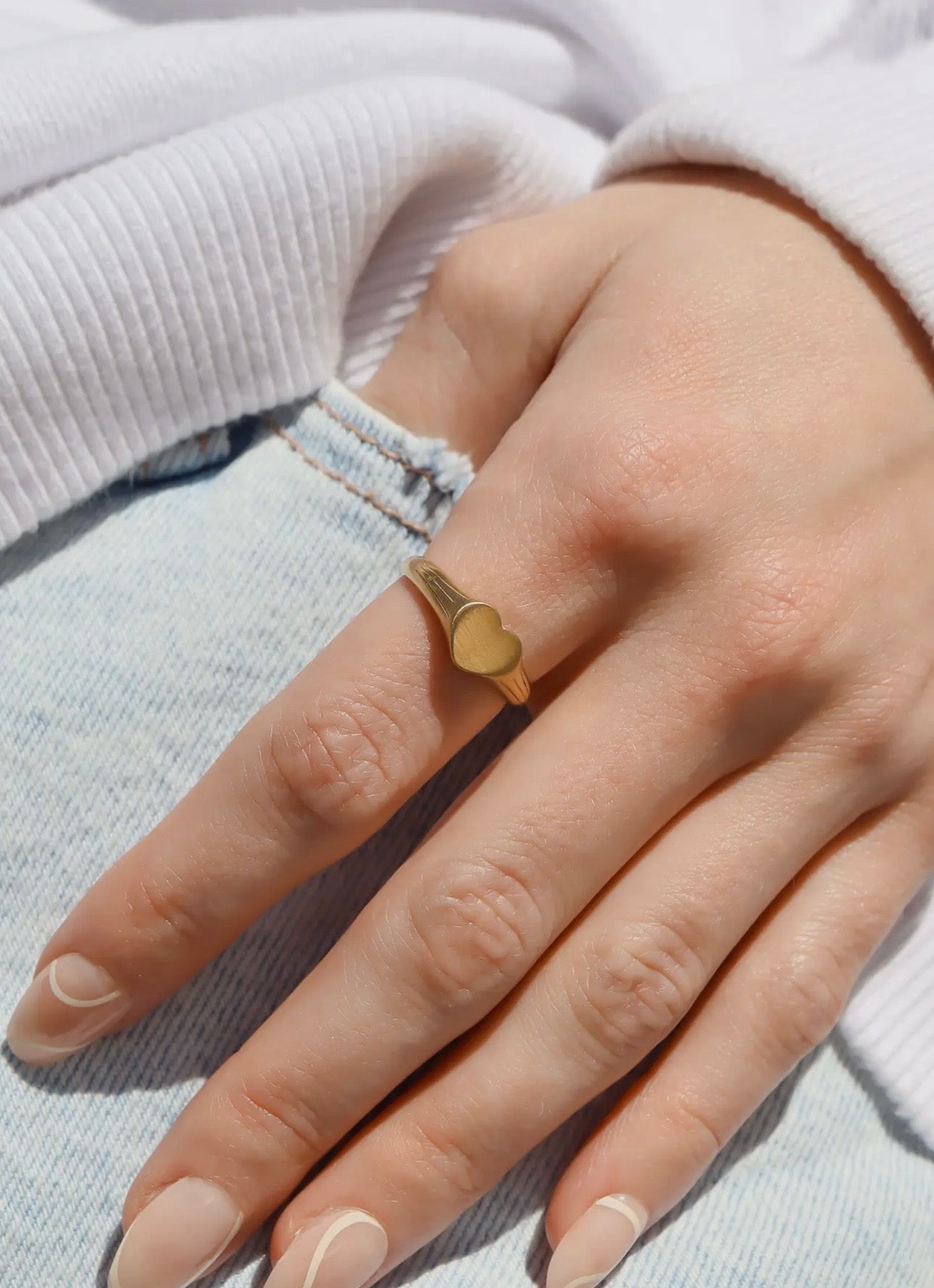 Gold Heart Ring