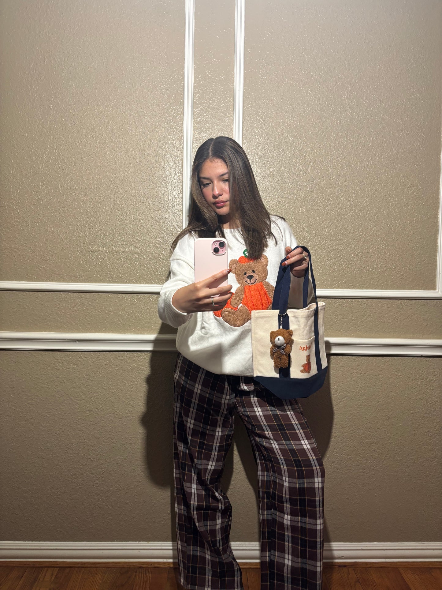 Teddy Pumpkin Sweater