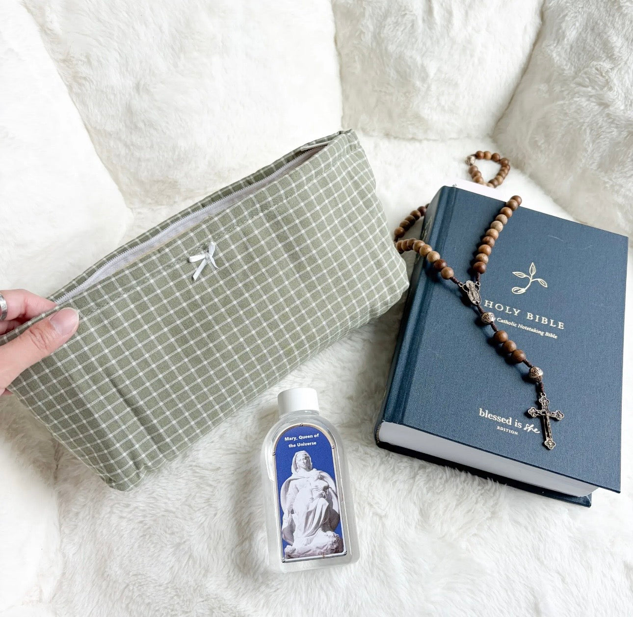 Medium Sized Gingham Pouch