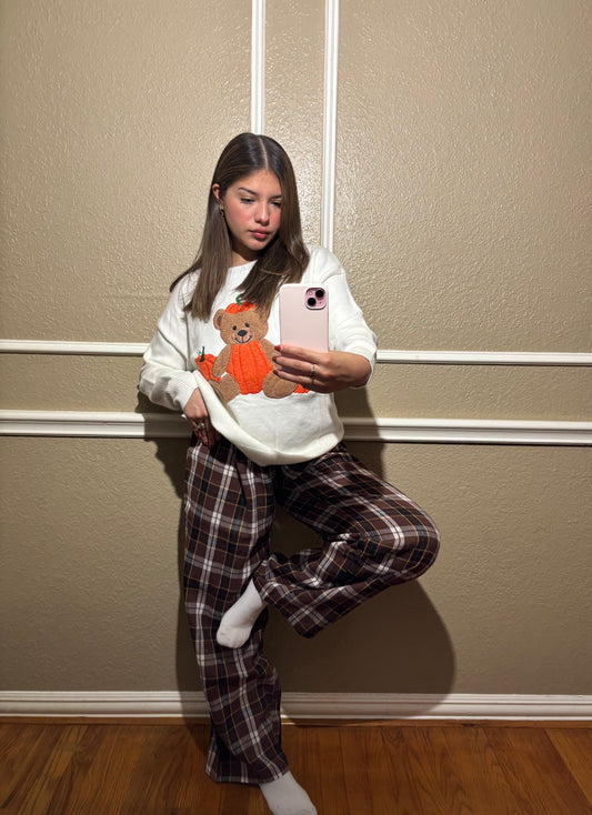 Teddy Pumpkin  Sweater