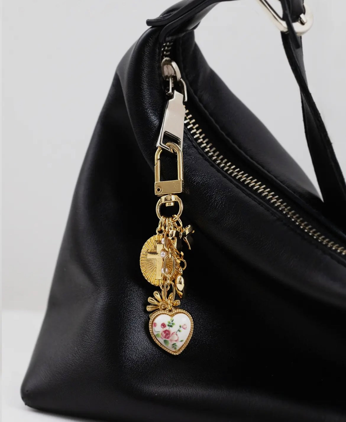 Dainty Rose Keychain