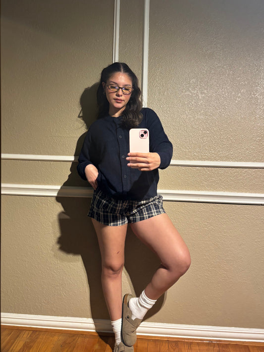Navy Cardi