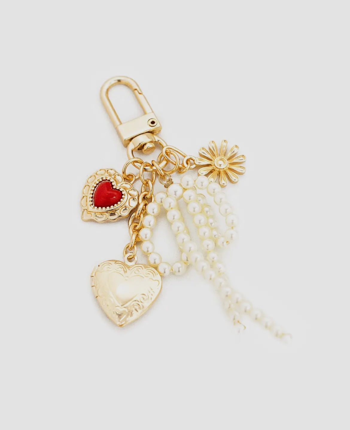 Heart Locket Keychain