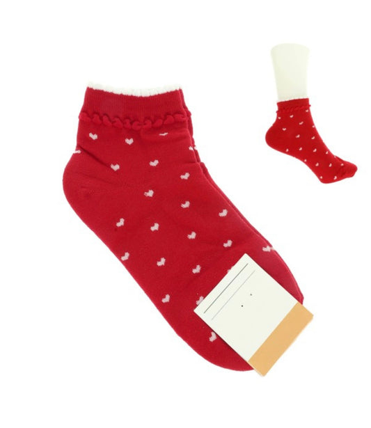 Mini Hearts Socks